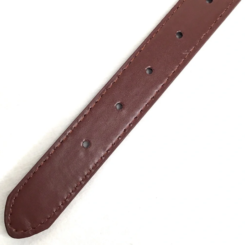 💎Pet King Pet Tough Dog Collar Brown Faux Leather Size Large Dead Stock